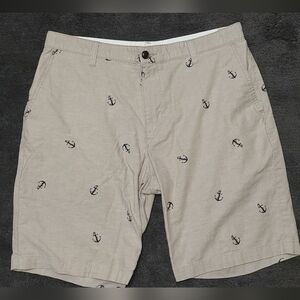 Dockers khaki with anchors W34‎ Mens Shorts